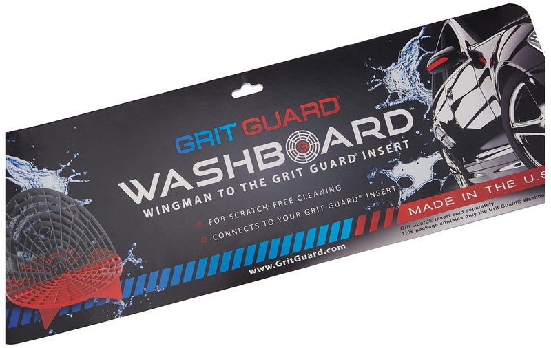Grit Guard Washboard Bucket Insert, Removes Dirt from Wash Mitt for Car Detailing, Attaches to Grit Guard Insert, Fits Most 3-6 Gallon Car Wash Buckets - Red - Image 3