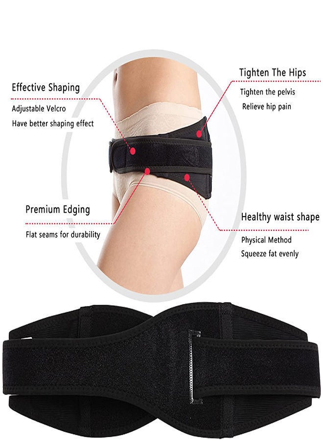 نيبمينينت Sacroiliac Hip Belt, Joint Belt for Women, Support Brace Belts Pregnancy, SI Support, Sciatica, Pelvis, Lumbar, Pain Relief (Regular Size) - Image 3