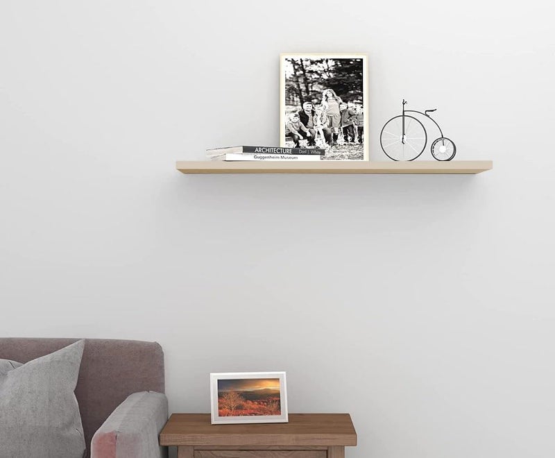 Home Gallery Single Floating Shelf 120x20 cm Beige - Image 3