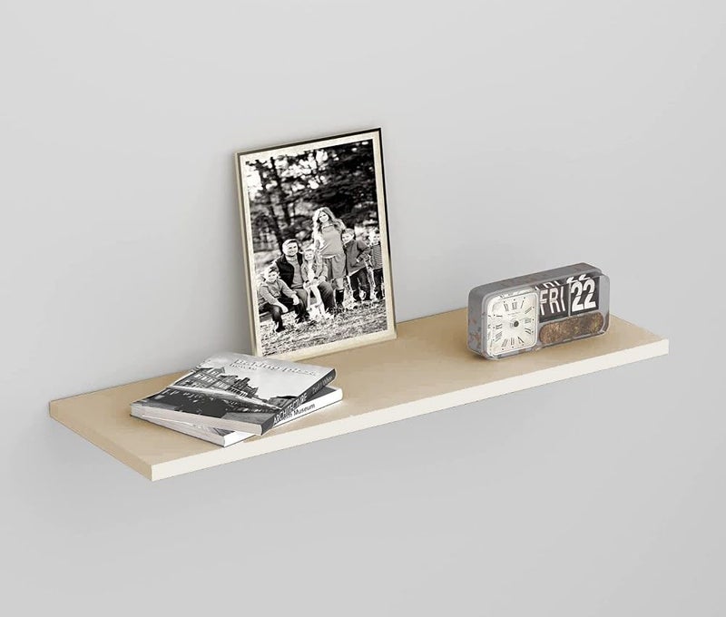 Home Gallery Single Floating Shelf 120x20 cm Beige - Image 1