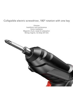 Plynox 47Pcs Electric Cordless Screwdriver Set,Automatic Rechargeable Power Screwdriver with USB Charging Cable for Home Repair Tool  - Image 2