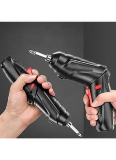 Plynox 47Pcs Electric Cordless Screwdriver Set,Automatic Rechargeable Power Screwdriver with USB Charging Cable for Home Repair Tool  - Image 3
