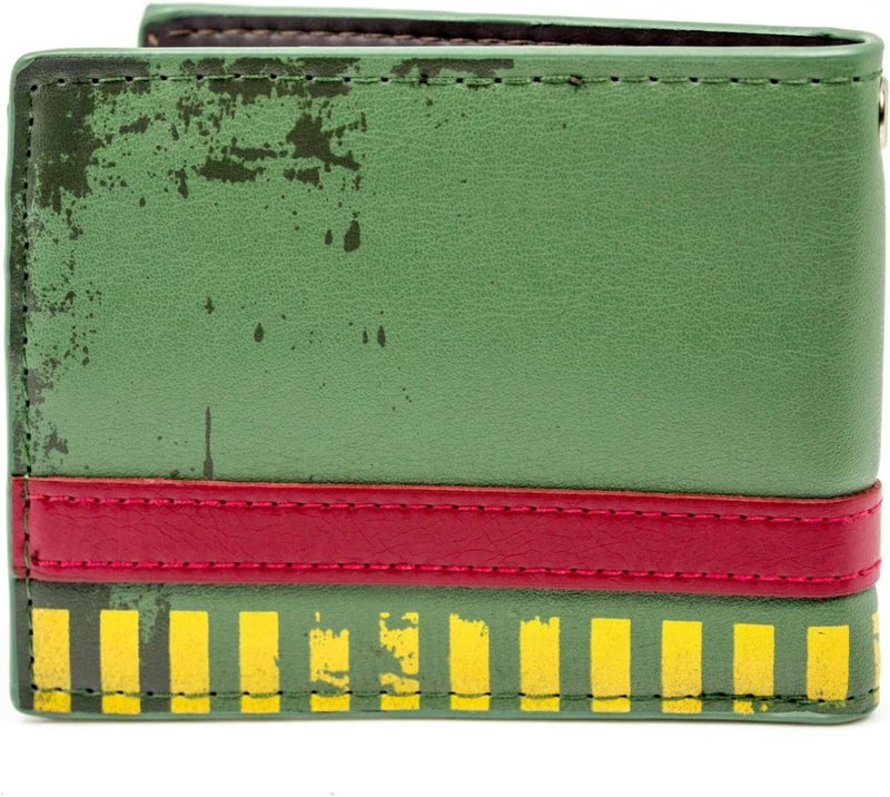 Starwars - Mandalorian Green Faux Leather Bi-Fold Wallet 3 x 2in - Image 4