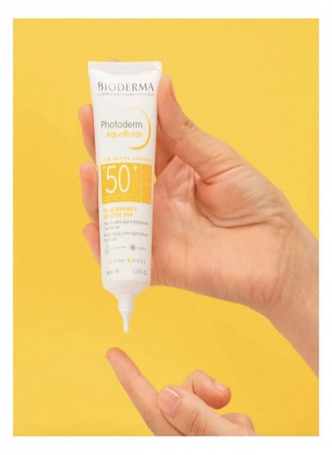BIODERMA Photoderm Max Aquafluide SPF 50+ Dry Touch Mat Finish Sunscreen Light Tint 40ml