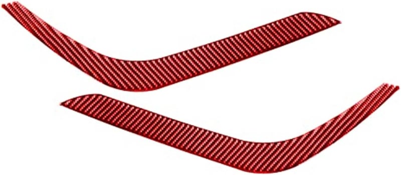 QASULER Carbon Fiber Headlight Eyelid Trim for Toyota Tundra - Image 2