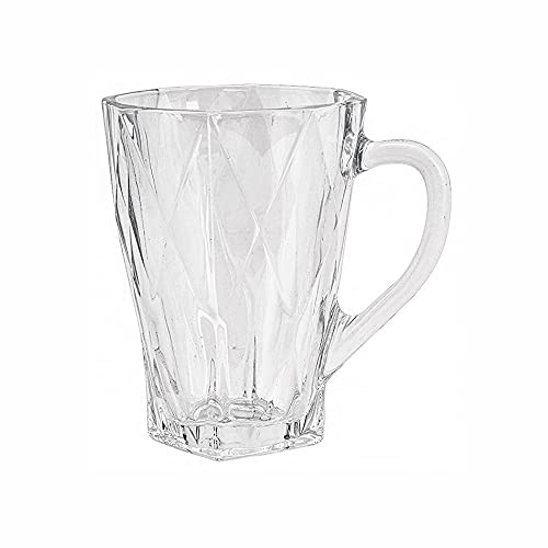 Goodhomes Transparent Glass Small Tea Cups Set of 6 Pieces 180ml - Image 4