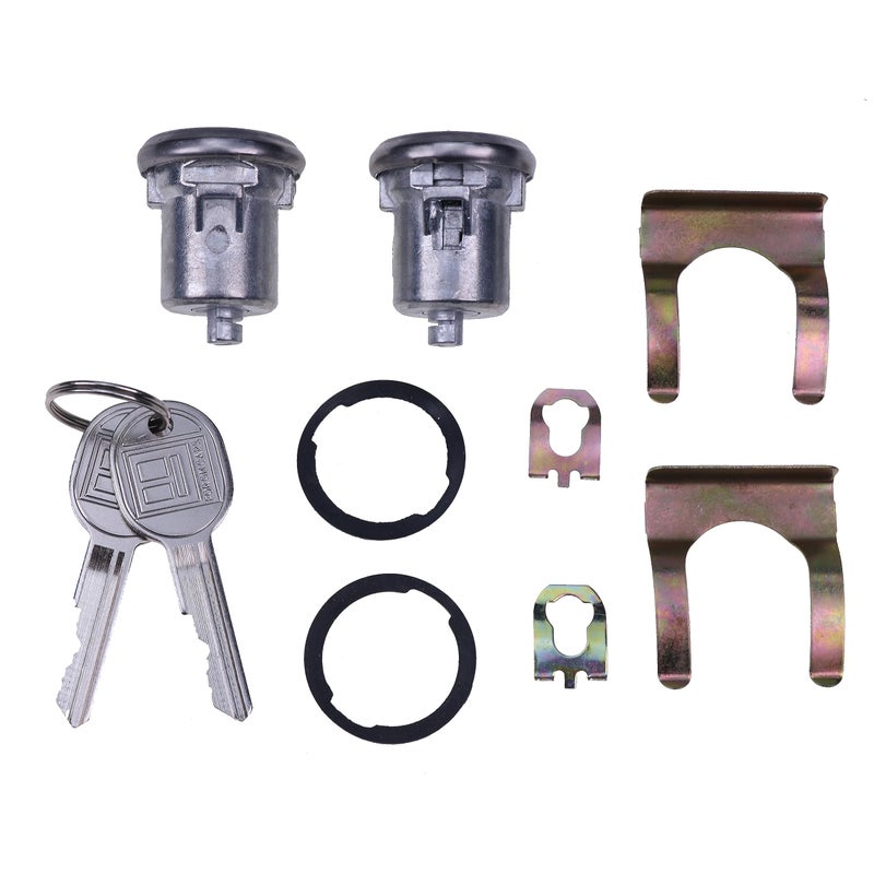 JZGRDN 2 Pair Door Lock Cylinder Set DL15800 DL15802 5070006 Compatible with Chevy Chevrolet GMC Truck SUV Oldsmobile DL7 D570A 2DLK1 2DLK12 DLK2 DLK3 - Image 4