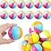 Jerify 24 Pcs Mini Beach Stress Balls 25 Inch Foam PU Relief Stress Ball Mini Rainbow Blow Up Beach Balls Toys for Girls Boys Birthday Beach Hawaiian Party Favors Summer Pool Games Stylish Color - Image 2