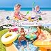 Jerify 24 Pcs Mini Beach Stress Balls 25 Inch Foam PU Relief Stress Ball Mini Rainbow Blow Up Beach Balls Toys for Girls Boys Birthday Beach Hawaiian Party Favors Summer Pool Games Stylish Color - Image 4