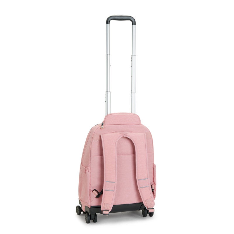 kipling New Zea Kids' Large Wheeled Backpack with 13 inch Laptop Protection Bridal Rose - Image 4