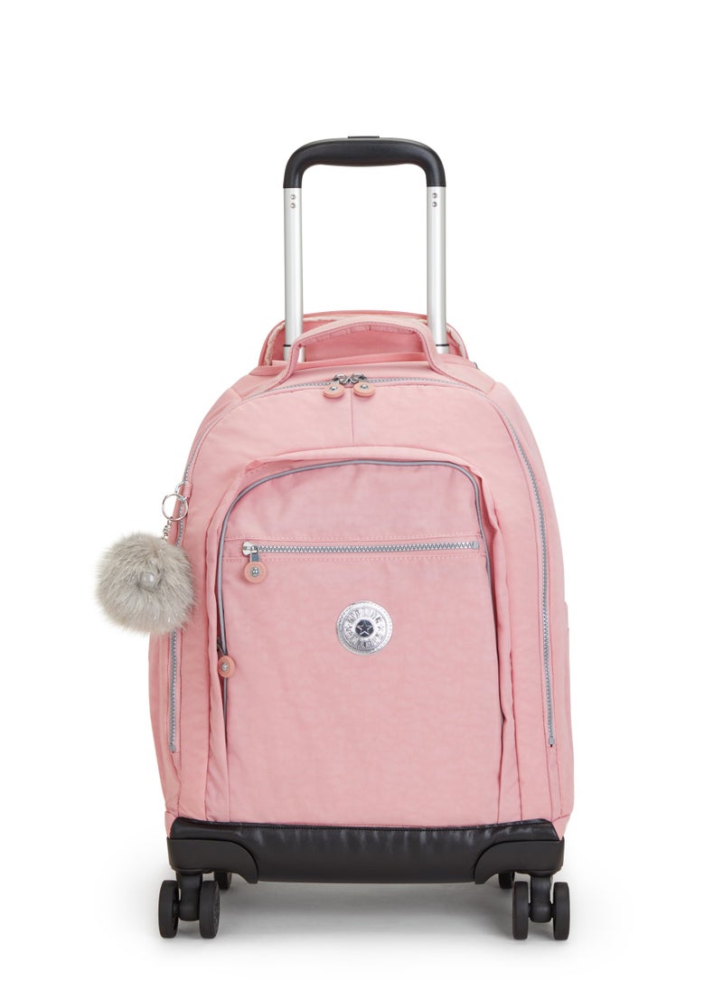 kipling Kipling New Zea Kids' Large Wheeled Backpack with 13 inch Laptop Protection Bridal Rose  - Image 1