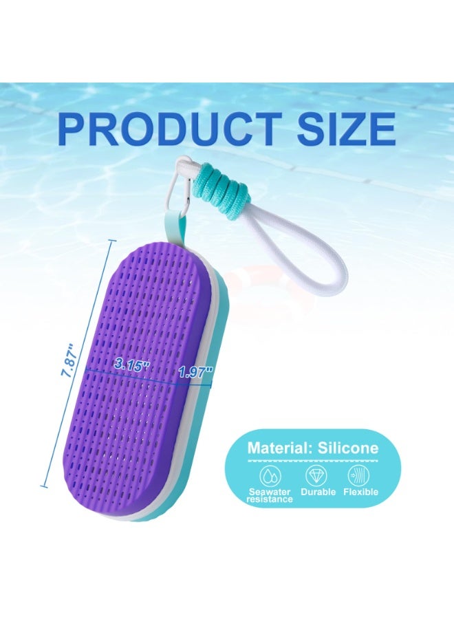 spa luxetique Silicone Goggle Case - Shockproof & Ventilated Swimming Glasses Storage Box (Lavender) | 7.9"x3.1"x2", Anti-Scratch, Quick-Dry Design  - Image 4