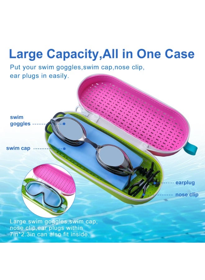 spa luxetique Silicone Goggle Case - Shockproof & Ventilated Swimming Glasses Storage Box (Lavender) | 7.9"x3.1"x2", Anti-Scratch, Quick-Dry Design  - Image 5