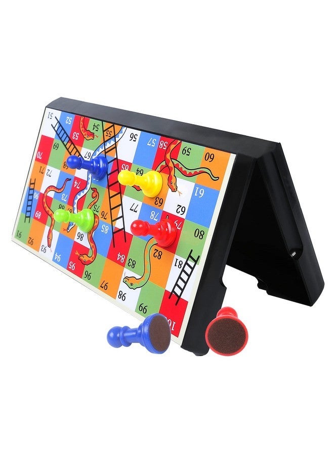 KIDAMI Magnetic Snakes And Ladders Game Set With Storage Box, Folding Design And Light-Weight, Gift For Kids And Adults. - Image 3