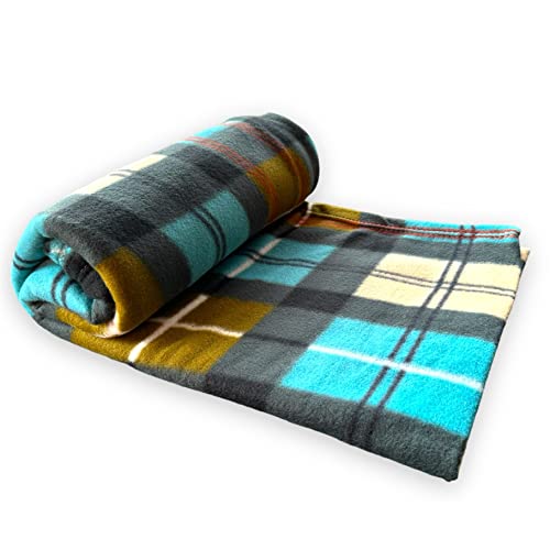 Homescape Lightweight Fleece Blanket for Single Bed – Super Soft, Warm & Skin-Friendly | All Season Use-Green - Image 2