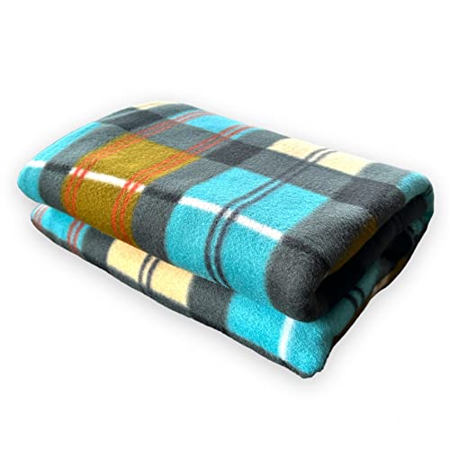 Homescape Lightweight Fleece Blanket for Single Bed – Super Soft, Warm & Skin-Friendly | All Season Use-Green - Image 1