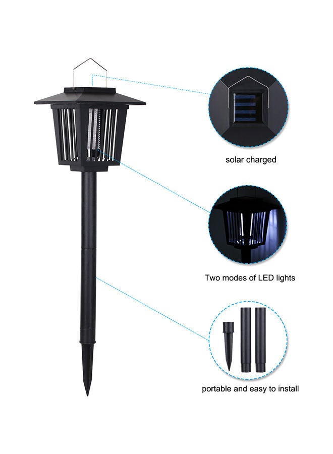 NIBEMINENT Solar Powered Mosquito Killer Insect Trap LED Lawn Lamp Black 0.43kg  - Image 4