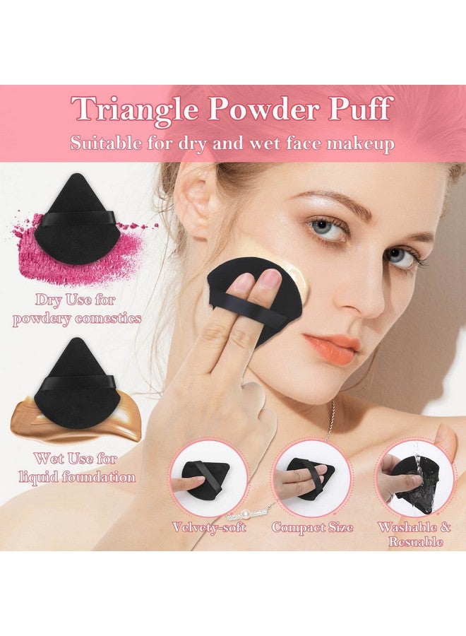 Audab Disposable Makeup Applicators Kit With Makeup Puff Makeup Mixing Palette Makeup Artist Supplies Accessories Mascara Wands Lip Brushes Hair Clips Powder Puffs For Face With Storage Box - Image 4