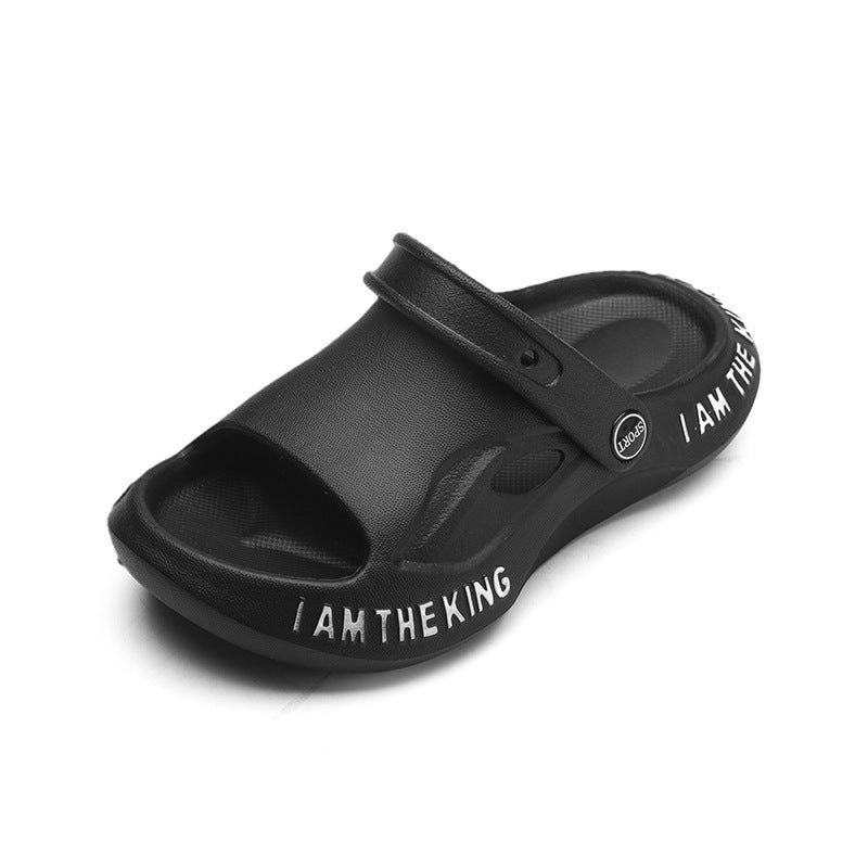 Fujian Manufacturers Children'S Slippers Summer Girls Boys Non-Slip Baotou Soft Bottom Hole Shoes Baby Baby Shit Feeling - Image 3