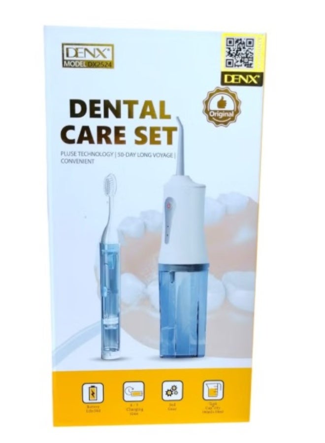 دينكس مجموعة العناية بالأسنان الخيط المائي الذكي لتنظيف بين الأسنان مع فرشاة أسنان مبتكرة dx2524 - Image 2