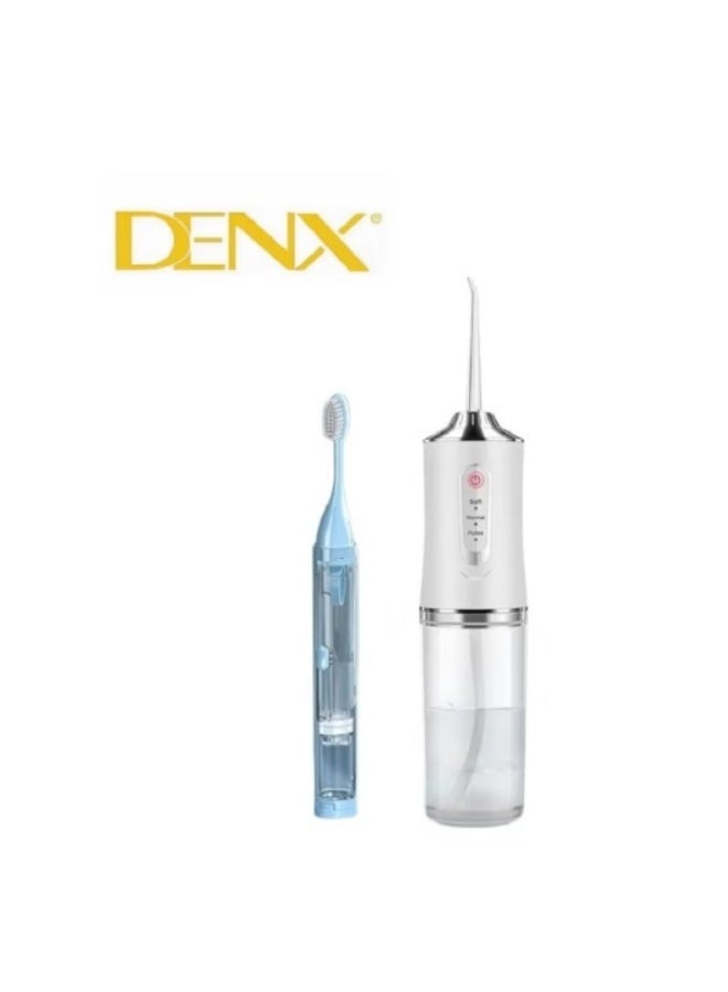 دينكس مجموعة العناية بالأسنان الخيط المائي الذكي لتنظيف بين الأسنان مع فرشاة أسنان مبتكرة dx2524 - Image 3
