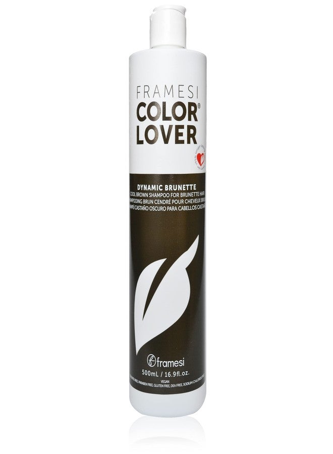 FRAMESI Color Lover Dynamic Brunette Shampoo, 16.9 fl oz, Sulfate Free Shampoo, Color Treated Hair - Image 1