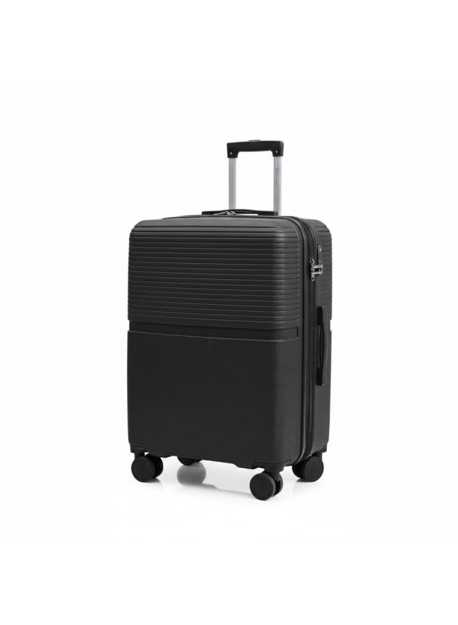 طقم حقائب سفر صلبة الجوانب من البولي بروبيلين مكون من 3 قطع - حقائب سفر خفيفة الوزن بعجلات دوارة بزاوية 360 درجة | حقائب ترولي متينة لسفر آمن (صغيرة، متوسطة، كبيرة) - Image 2