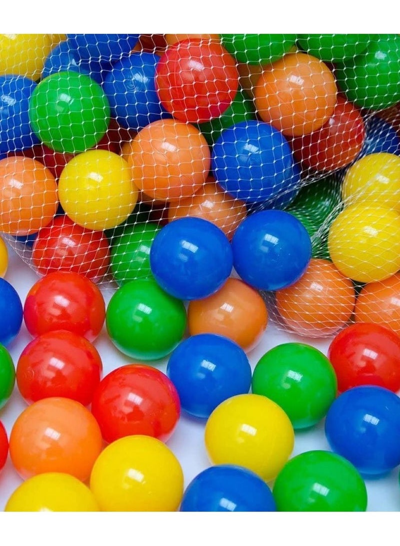 Huitich 50 Pcs Soft Ocean Pit Toy Balls Play Set Multicolored For Age Group 1+ Years - Image 1