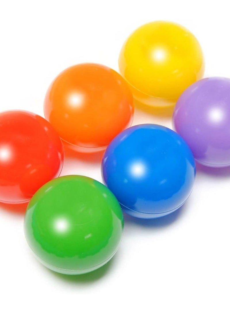 Huitich 50 Pcs Soft Ocean Pit Toy Balls Play Set Multicolored For Age Group 1+ Years - Image 2
