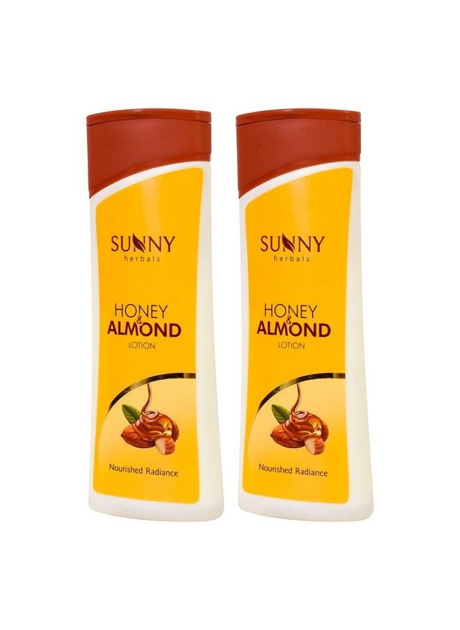 Sunny Honey & Almond Body Lotion With Natural Ingredients ; Enriched With Almond Oil Which Provides Smooth & Radiant Skin ; Infused With Honey Which Gives A Firmyouthful Skin 100Ml (Pack Of 2)  - Image 1