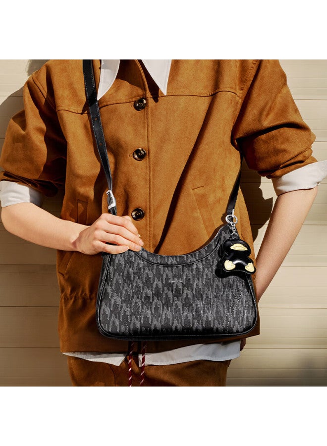 Nucelle Women's Bag Duck Hobo Crescent Shoulder Handbag Crossbody Underarm Bag Birthday Gift - Image 2