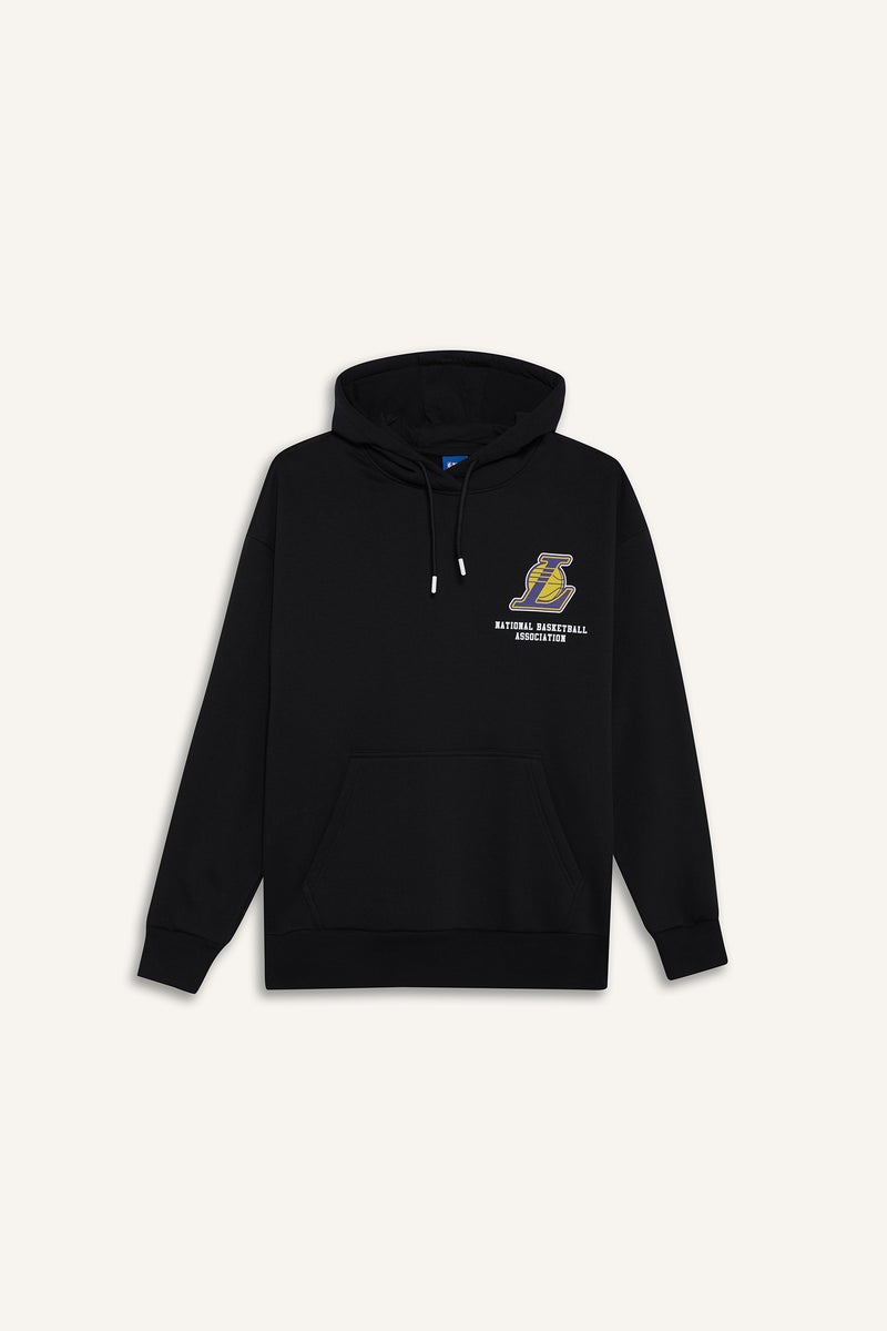 DeFacto Man DeFactoFit NBA Los Angeles Lakers Oversize Fit Thick Sweatshirt  - Image 1