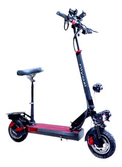 Niyazi Electric Scooter | Crony Scooter | Electric Scooter for Adults | Electric Scooter with Seat | Foldable Electric Scooter | 48V Voltage | 500W Motor | Front and Rear Lights | Shock Absorption Suspension | Storage Basket | Weight Capacity 120 KG | 10-Inch Tires  - Image 1