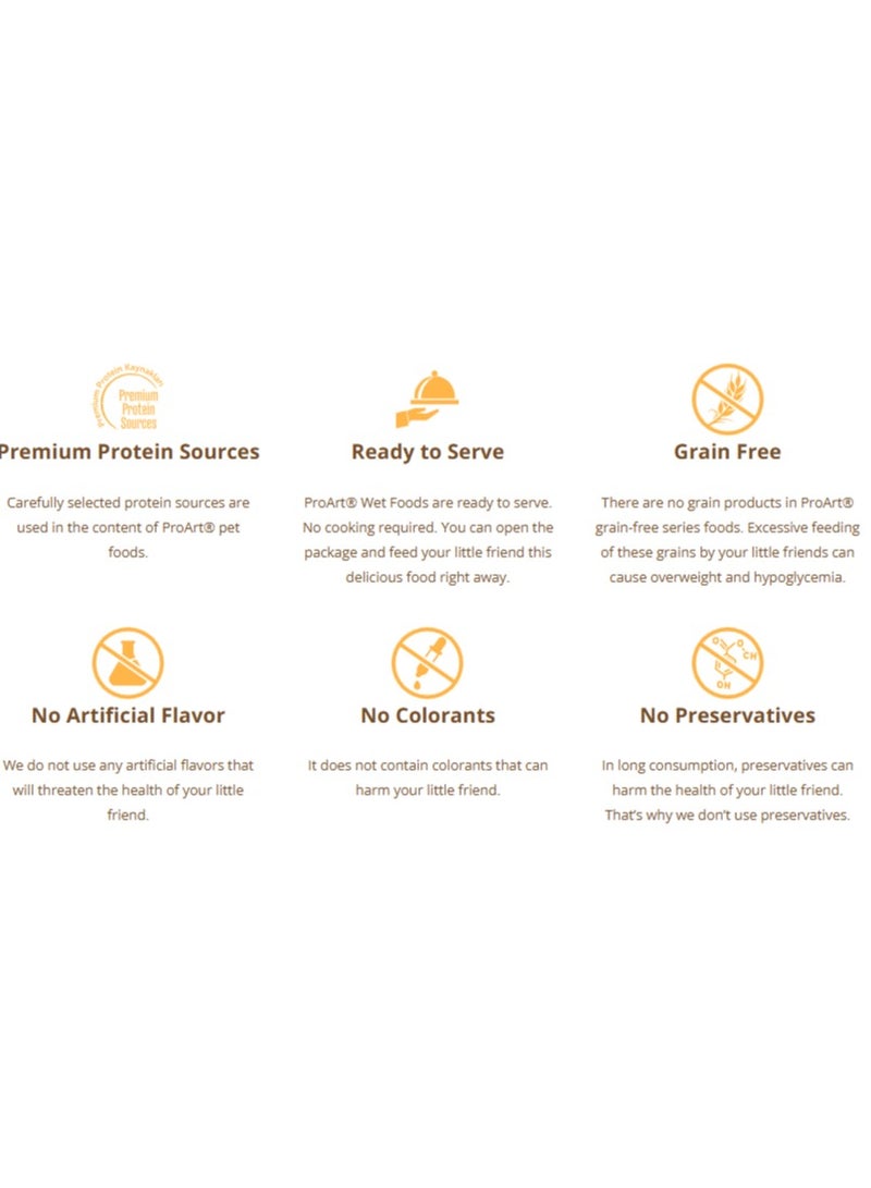 PROART Adult Cat Pate With Beef 400g - Image 2