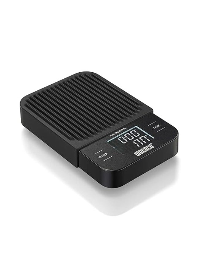 WACACO Exagram Coffee Scale with Timer, Pocket Digital Kitchen Weighing Scale, Portable & Lightweight with Protective Silicone Pad, 0.1 g/0.0035 oz Accuracy, (Batteries Not Included)  - Image 5