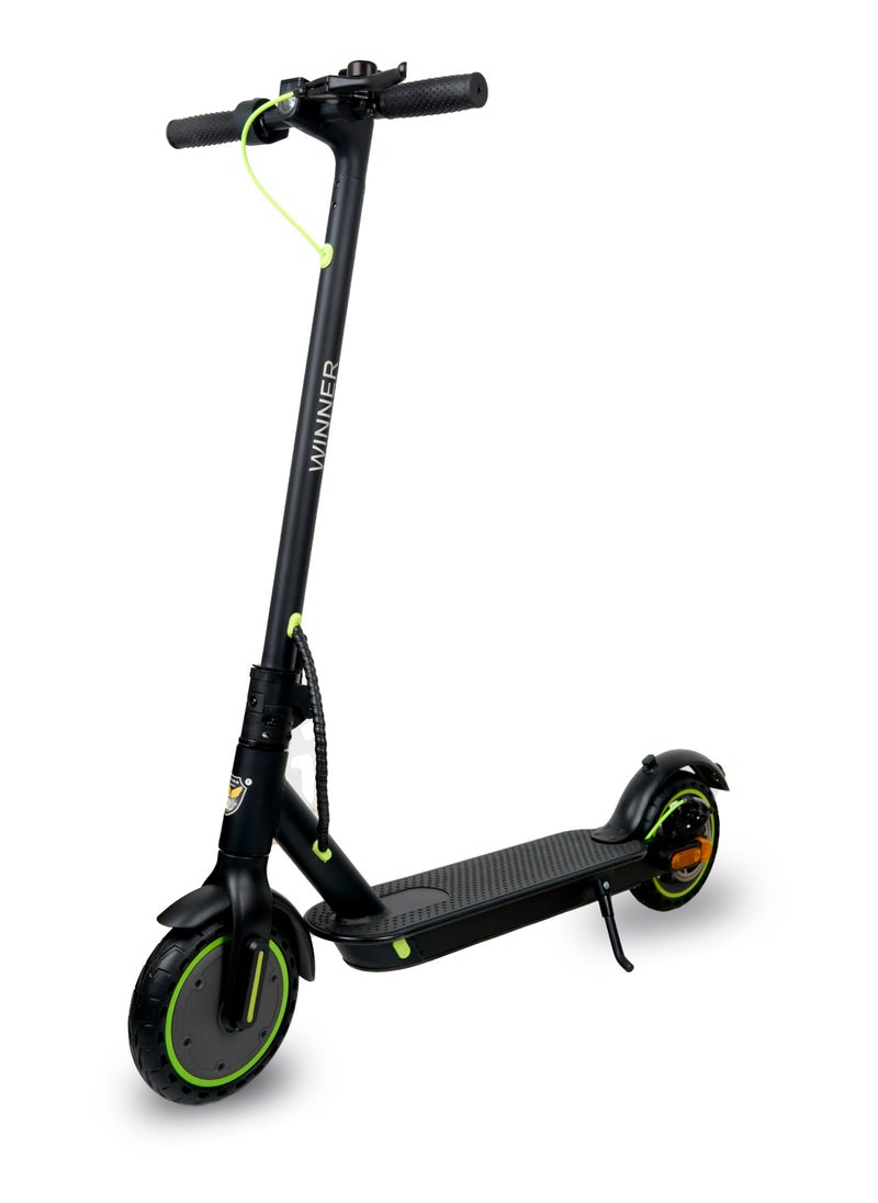 Generic - High Speed Electric Scooter With Flashing Turn Signals 350W Brushless Motor, App control, Bluetooth, Foldable E scooter , this amazing scooter comes with free helmet, lock and vest - Black - Image 1
