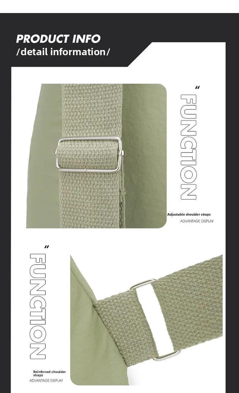 CELEORIS Travel Crossbody Crescent Bags for Men and Women | Lightweight Sling Shoulder Purse with Multiple Zipper Pockets | Ladies Handbag with Adjustable Strap for Girls (Green) - Image 3