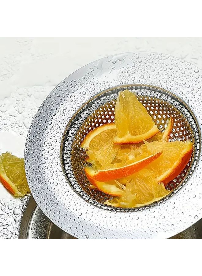 A Kitchen Sink Strainer Made Of Stainless Steel Diameter 2.87 Inches Silvery 1pc For Large Kitchen Sink Drain Filters - Image 4
