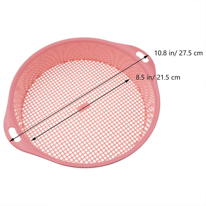 klarako 2PCS Plastic Mesh Screen and Shovel Kit Sifting Pan Garden Potting Sieve - Image 2