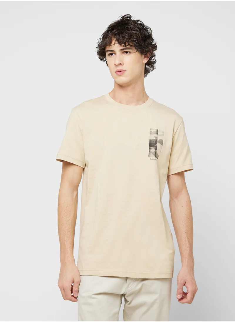 Calvin Klein Jeans City Grid Crew Neck T-Shirt