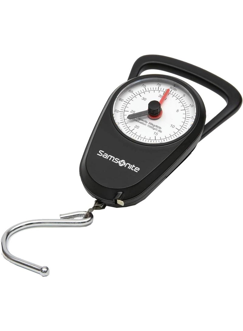 ميزان أمتعة يدوي من سامسونايت، أسود، مقاس واحد