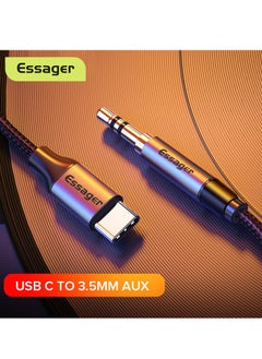 ESSAGER Type-C To 3.5mm Male Audio Aux Car Mobile Phone Audio Adapter Cable (1 Meter)  - Image 3