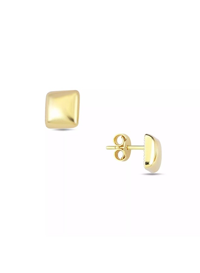 Ruby Art Gold 18K Pure Gold Women’s Earrings – Elegant Lightweight - 1.12  Gram - Image 1