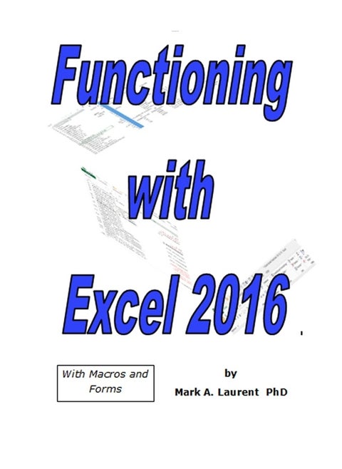 Functioning with Excel 2016