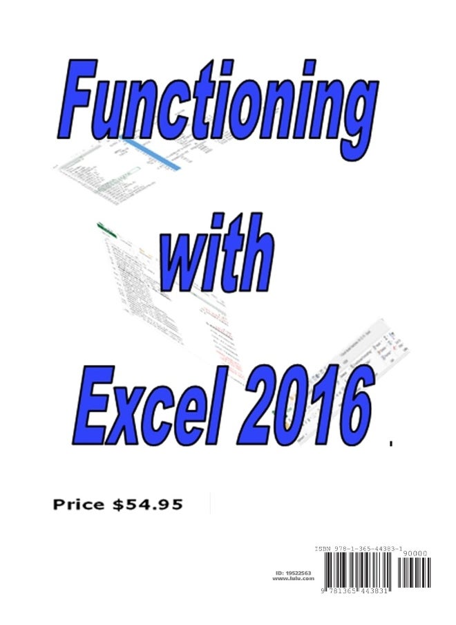 Functioning with Excel 2016  - Image 2