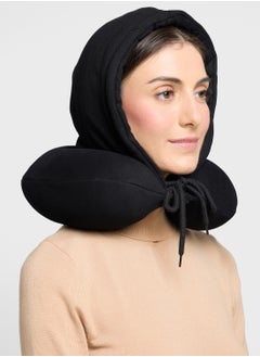 Typo Commute Travel Hoodie Neck Pillow  - Image 5