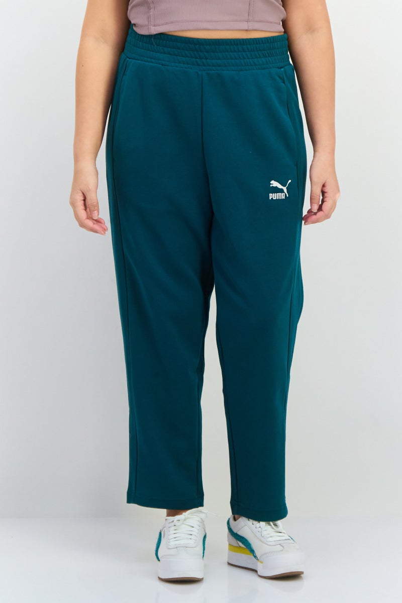 PUMA Women Sportswear Fit Training Sweatpants, Green - Image 1