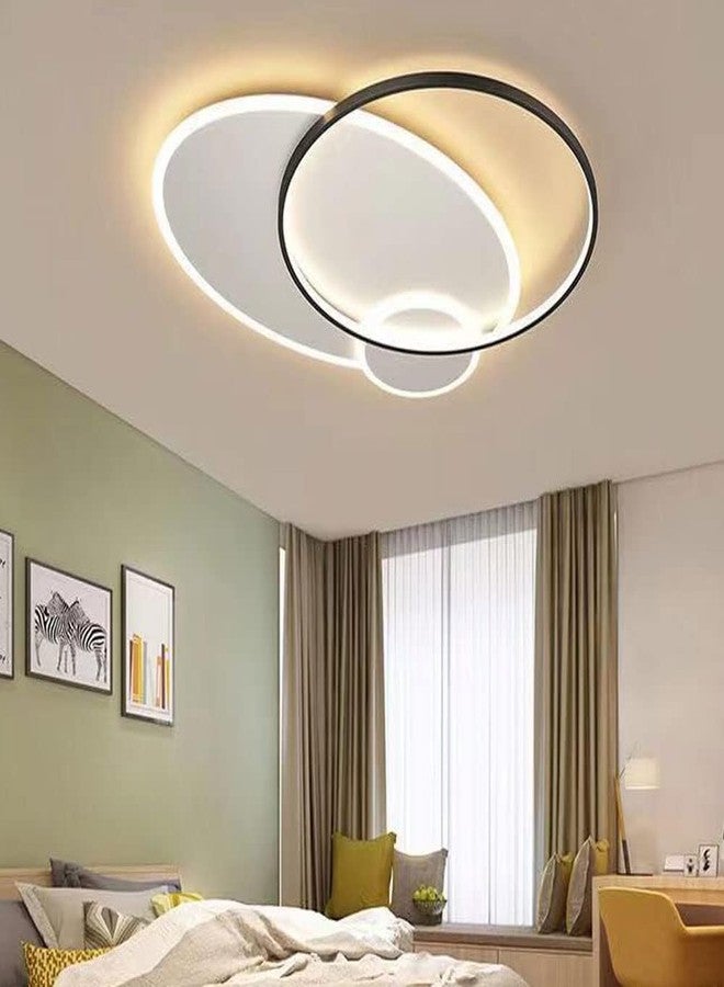 Prolux 3-Loop Metallic Flush Mount Fixture Modern LED Ceiling Flush Light for Living Room (50) - Image 3