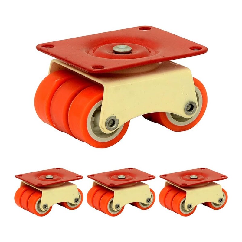 NB Crafted 360 Degrees Moving Caster Wheel with Bearing for Bed furniture Table Trolley Sofa moving Heavy Duty Weight C apacity upto 500600 Kg Pack of 4 - Image 1