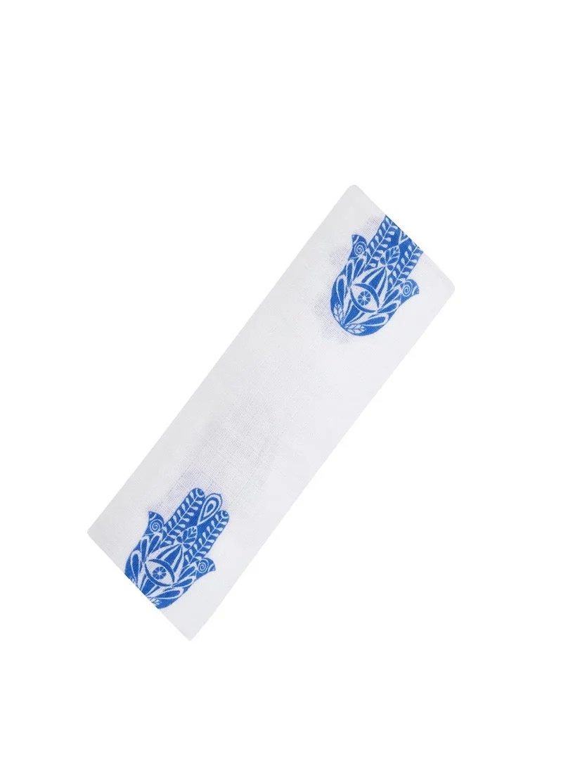Malabar Baby Organic Muslin Swaddle Blankets (Single) - Hamsa
